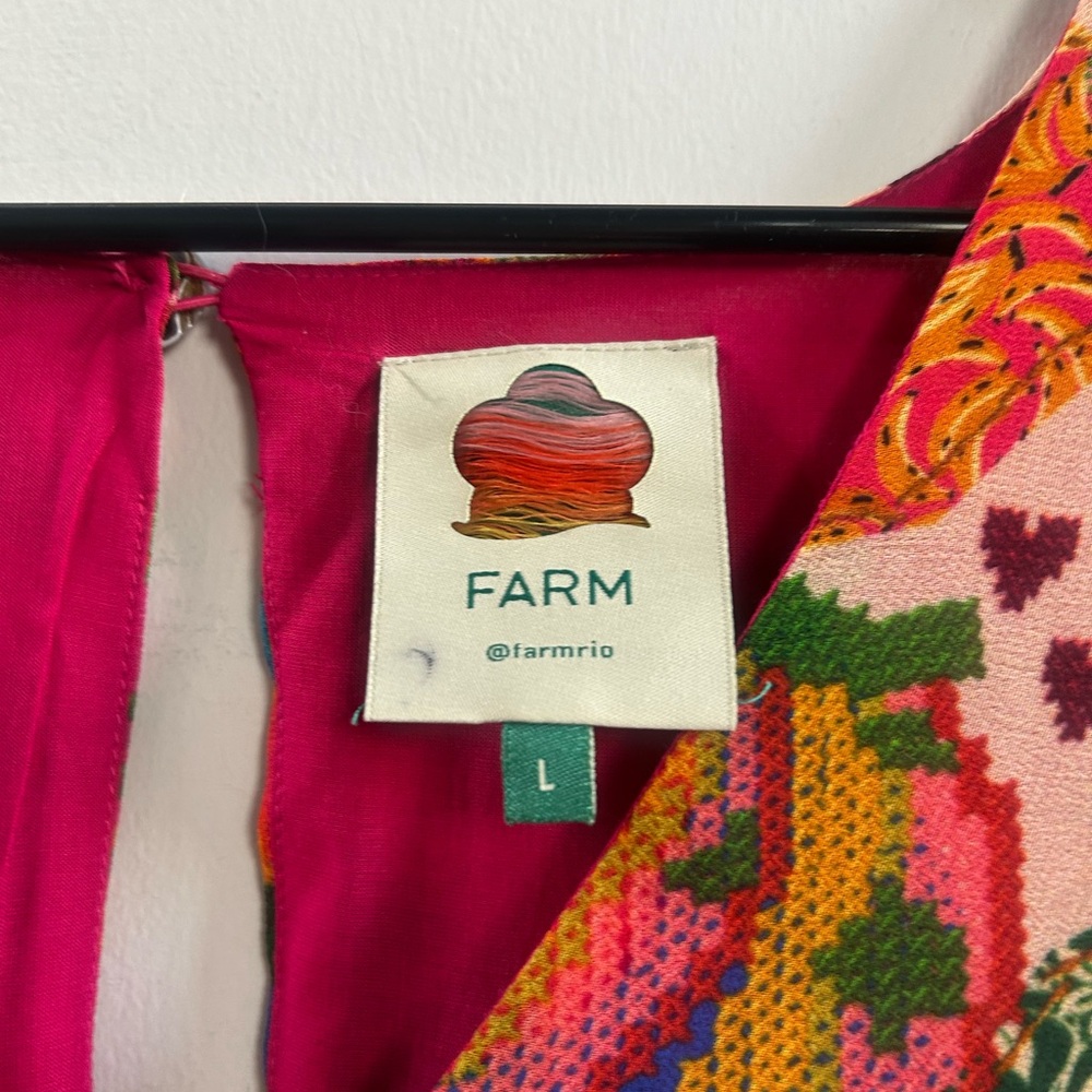 Farm Rio Sunny Mix Maxi Dress - Picture 4 of 5